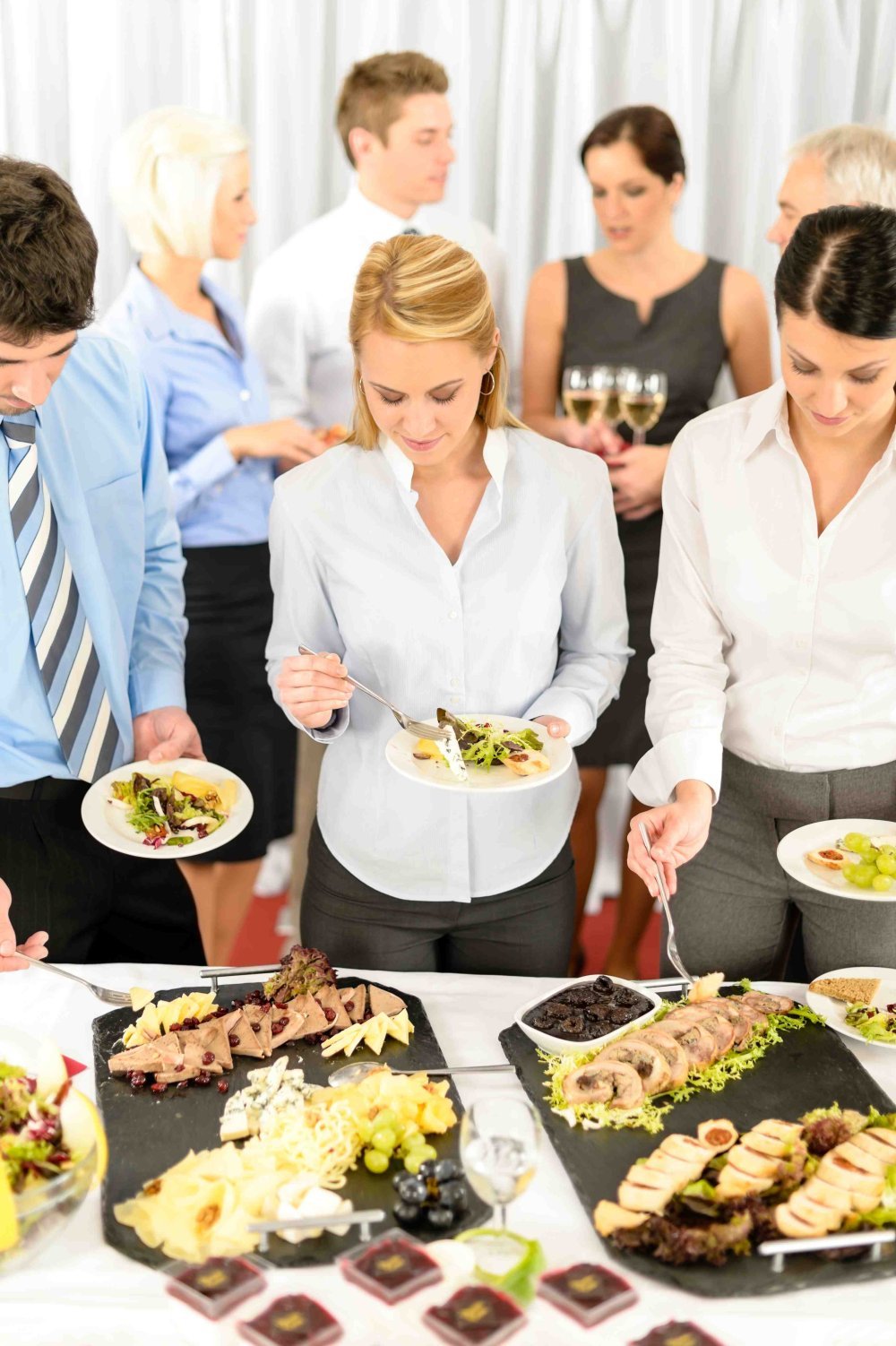 catering at a meeting
