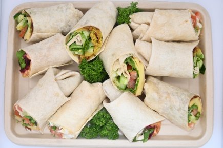 Vegetarian Wrap Platter (4 people)