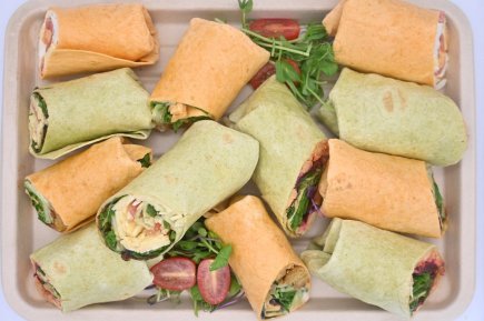 Vegetarian Wrap Platter (12 Pieces)
