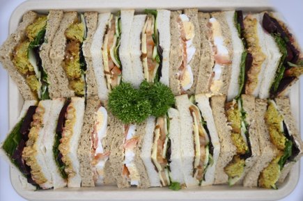 Christmas Vegetarian Sandwich Platter